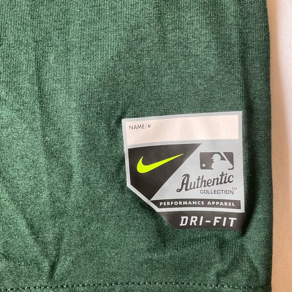 Nike Men’s Short Sleeve Dri-fit T-shirt size M, Green, Spring Training Baseball - Picture 6 of 9